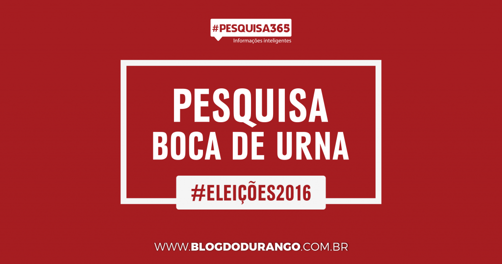 Durango Duarte - Pesquisa de boca de urna da #PESQUISA365