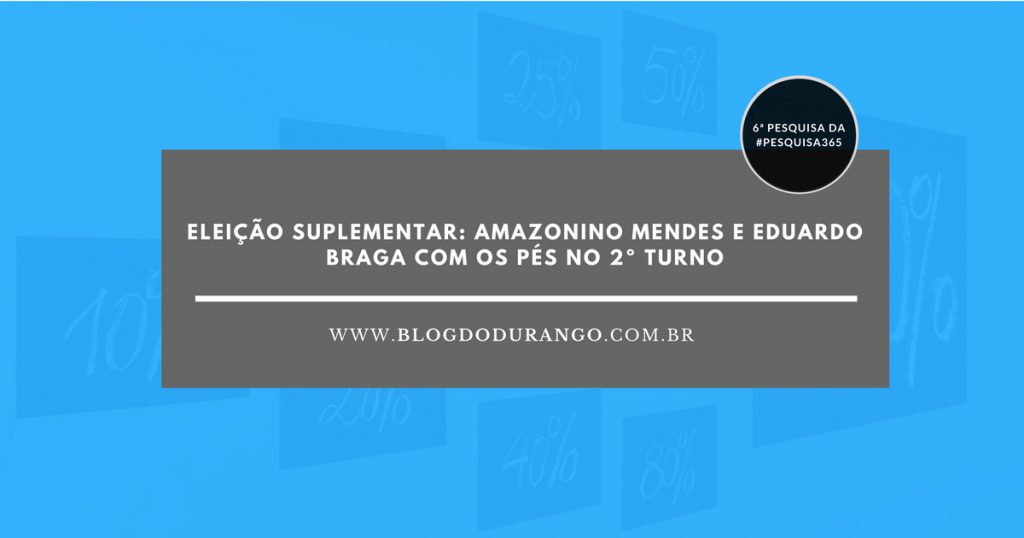 Eleição Suplementar: Amazonino Mendes e Eduardo Braga com os pés no 2º Turno - Durango Duarte