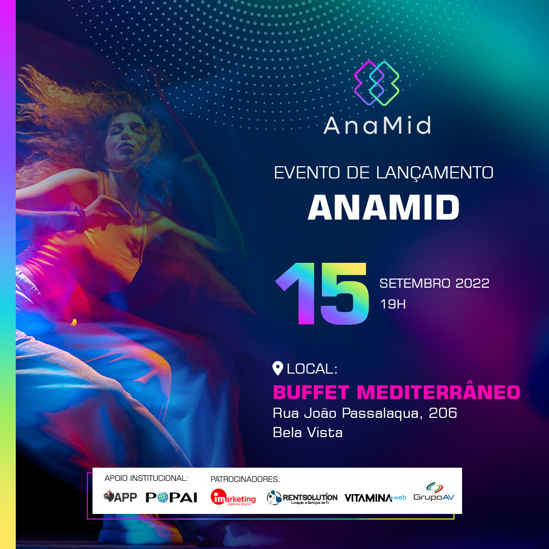 AnaMid, nova entidade para o ecossistema digital, será lançada oficialmente no próximo dia 15 de setembro
